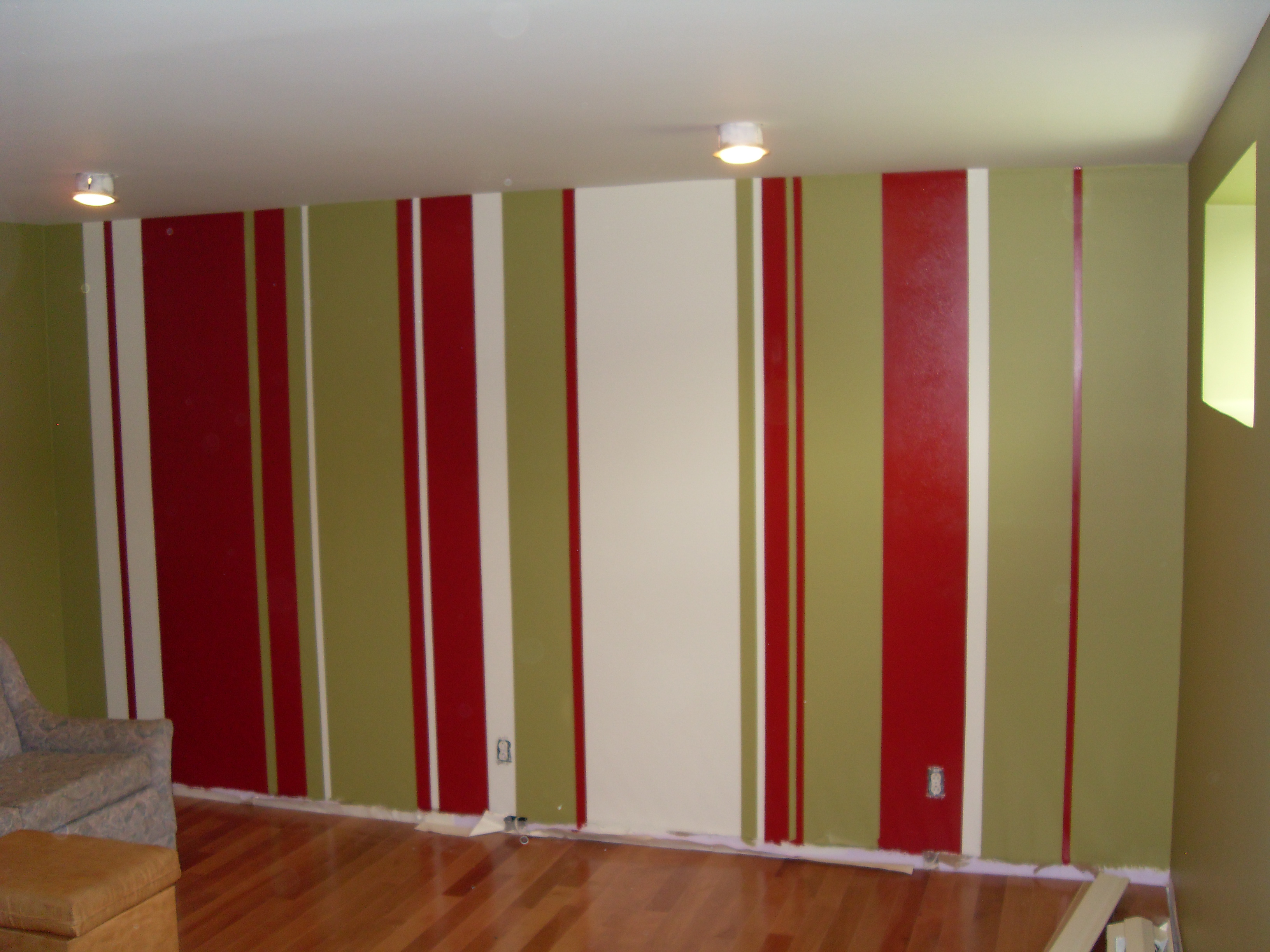 Mur à effet code barre